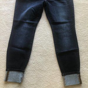 Judy Blue High Rise Dark Wash Skinny Fit Jeans 82152 Straight Leg 18W